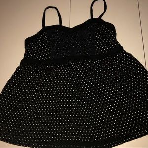 Torrid Black/White Tank Top